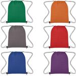 JH3377B Heathered Non-Woven Drawstring Backpack
